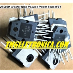 2S0880 - Transistor KA2S0880, Mosfet High Voltage Power SenseFET, SMART POWER SWITCH 800V 8A 190MW - 5Pin TO-3P-5L - 2S0880, Mosfet High Voltage Power SenseFET, SMART POWER SWITCH 800V 8A